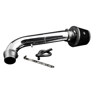 Weapon-R® - Secret Weapon Aluminum Polished Short Ram Air Intake System with Black Filter