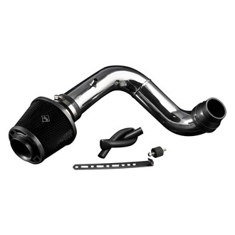 Weapon-R® - Secret Weapon Aluminum Polished Short Ram Air Intake System with Black Filter