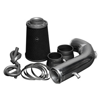 Weapon-R® - Secret Weapon Aluminum Polished Short Ram Air Intake System with Black Filter
