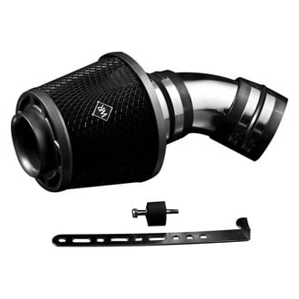 Weapon-R® - Secret Weapon Aluminum Polished Short Ram Air Intake System with Black Filter