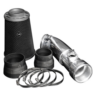 Weapon-R® - Secret Weapon Aluminum Polished Short Ram Air Intake System with Black Filter