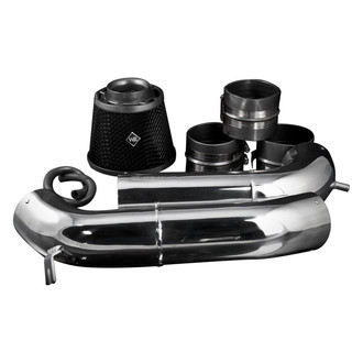 Weapon-R® - Secret Weapon Aluminum Polished Short Ram Air Intake System with Black Filter and Air Box