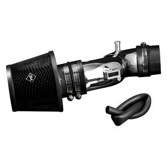 Weapon-R® - Secret Weapon Aluminum Polished Short Ram Air Intake System with Black Filter