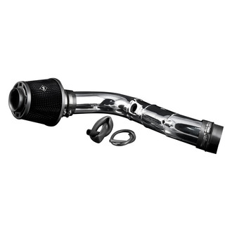Weapon-R® - Secret Weapon Aluminum Polished Short Ram Air Intake System with Black Filter