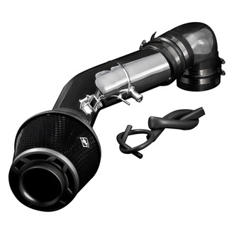 Weapon-R® - Secret Weapon Aluminum Polished Short Ram Air Intake System with Black Filter