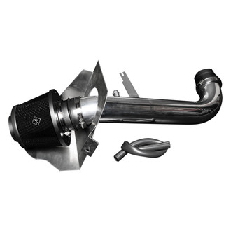 Weapon-R® - Secret Weapon Aluminum Polished Short Ram Air Intake System with Black Filter