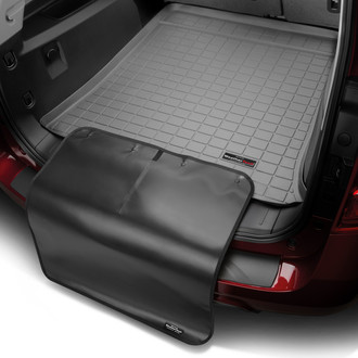 WeatherTech® - Gray Cargo Liner with Black Bumper Protector (Behind 2nd Row)