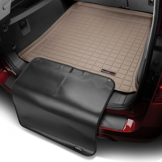 WeatherTech® - Tan Cargo Liner with Black Bumper Protector (Behind 2nd Row)