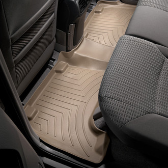 WeatherTech® - DigitalFit™ 2nd Row Tan Molded Floor Liner