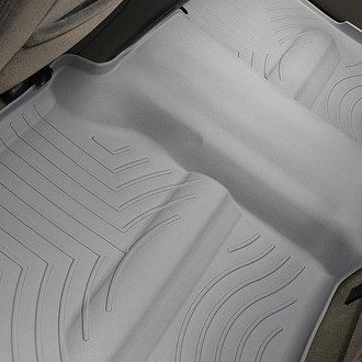 WeatherTech® - DigitalFit™ 2nd Row with Underseat Coverage Gray Molded Floor Liner