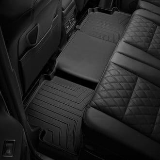 WeatherTech® - DigitalFit™ 2nd Row Black Molded Floor Liner