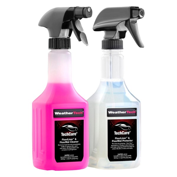 WeatherTech® - TechCare® 2 Pieces 18 oz. Bottles FloorLiner™ and FloorMat Cleaner/Protector Kit