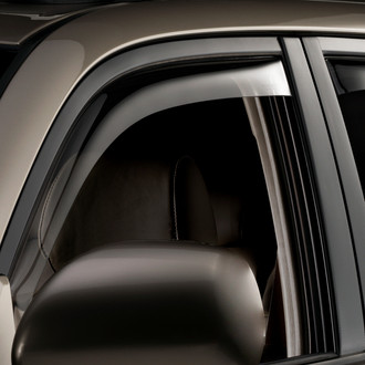 WeatherTech® - In-Channel Dark Smoke Front Side Window Deflectors