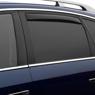 WeatherTech® 81729 - In-Channel Dark Smoke Rear Side Window Deflectors