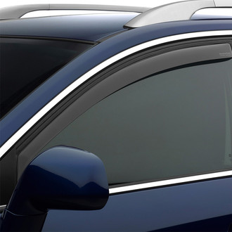 WeatherTech® 82490 - In-Channel Dark Smoke Front and Rear Side Window Deflectors