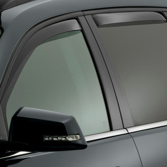 WeatherTech® 82499 - In-Channel Dark Smoke Front and Rear Side Window Deflectors