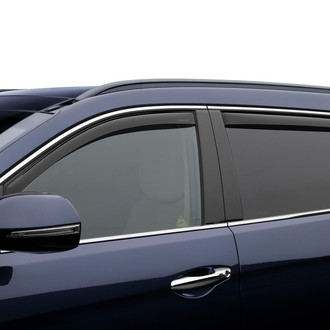 WeatherTech® - In-Channel Dark Smoke Front and Rear Side Window Deflectors