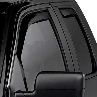 WeatherTech® - In-Channel Dark Smoke Front and Rear Side Window Deflectors