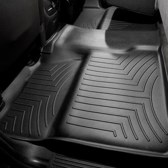 WeatherTech® - DigitalFit™ 2nd Row Black Molded Floor Liner