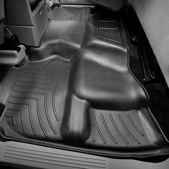 WeatherTech® - DigitalFit™ 2nd Row Black Molded Floor Liner