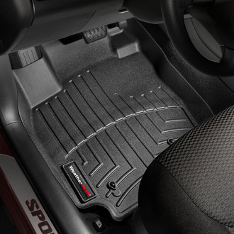 WeatherTech® - DigitalFit™ 1st Row Black Molded Floor Liners