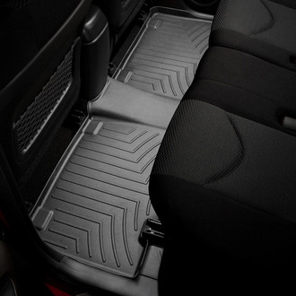 WeatherTech® - DigitalFit™ 2nd Row Black Molded Floor Liner