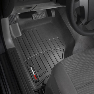WeatherTech® - DigitalFit™ 1st Row Black Molded Floor Liners