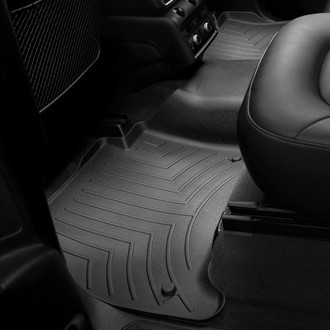 WeatherTech® - DigitalFit™ 2nd Row Black Molded Floor Liner