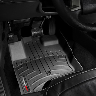 WeatherTech® - DigitalFit™ 1st Row Black Molded Floor Liners