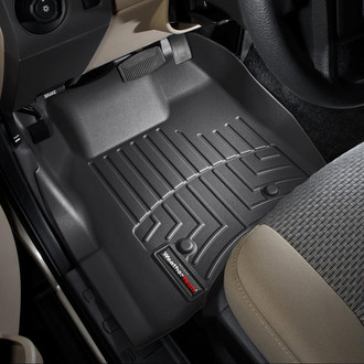 WeatherTech® - DigitalFit™ 1st Row Black Molded Floor Liners