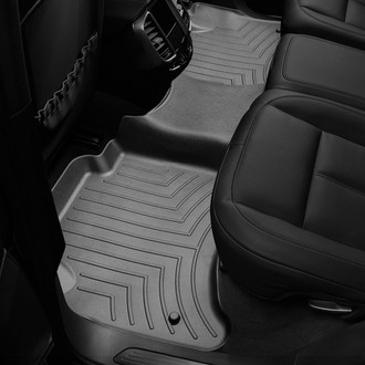 WeatherTech® - DigitalFit™ 2nd Row Black Molded Floor Liner