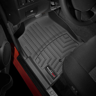 WeatherTech® - DigitalFit™ 1st Row Black Molded Floor Liners