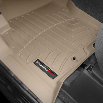 WeatherTech® - DigitalFit™ 1st Row Tan Molded Floor Liners