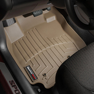 WeatherTech® - DigitalFit™ 1st Row Tan Molded Floor Liners