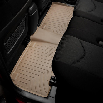 WeatherTech® - DigitalFit™ 2nd Row Tan Molded Floor Liner