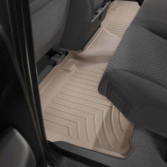 WeatherTech® - DigitalFit™ 2nd Row Tan Molded Floor Liner