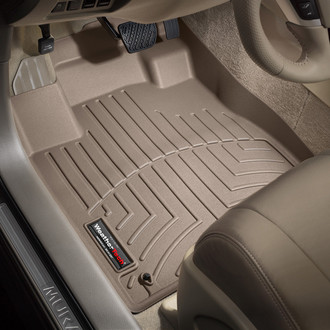 WeatherTech® - DigitalFit™ 1st Row Tan Molded Floor Liners
