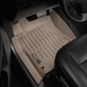WeatherTech® - DigitalFit™ 1st Row Tan Molded Floor Liners