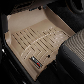 WeatherTech® - DigitalFit™ 1st Row Tan Molded Floor Liners