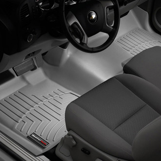 WeatherTech® - DigitalFit™ 1st Row (Over the Hump) Gray Molded Floor Liner
