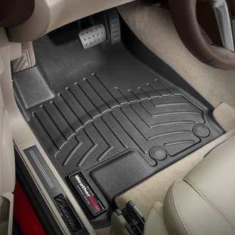 WeatherTech® - DigitalFit™ 1st Row Black Molded Floor Liners