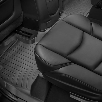 WeatherTech® - DigitalFit™ 2nd Row Black Molded Floor Liner