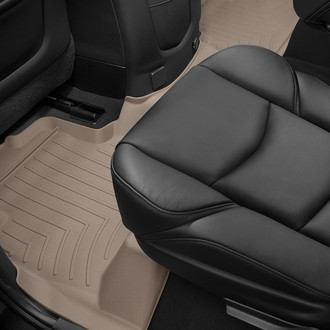 WeatherTech® - DigitalFit™ 2nd Row Tan Molded Floor Liner