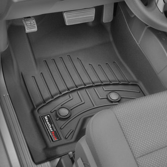 WeatherTech® - DigitalFit™ 1st Row Black Molded Floor Liners