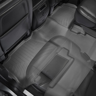 WeatherTech® - DigitalFit™ 2nd Row & Center Aisle Black Molded Floor Liner