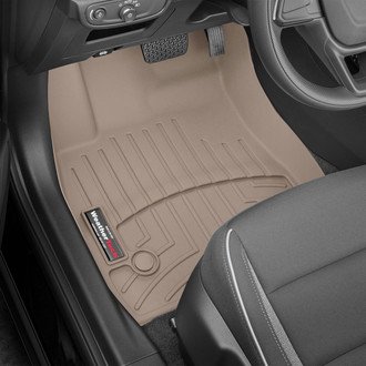 WeatherTech® - DigitalFit™ 1st Row Tan Molded Floor Liners