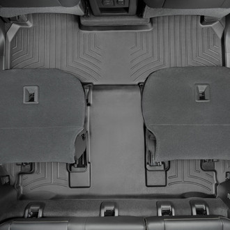 WeatherTech® - DigitalFit™ 2nd & 3rd Row Black Molded Floor Liner