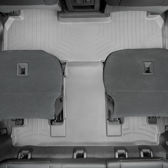 WeatherTech® - DigitalFit™ 2nd & 3rd Row Gray Molded Floor Liner