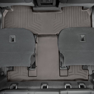 WeatherTech® - DigitalFit™ 2nd & 3rd Row Cocoa Molded Floor Liner