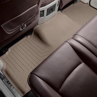 WeatherTech® - DigitalFit™ 2nd Row Tan Molded Floor Liner